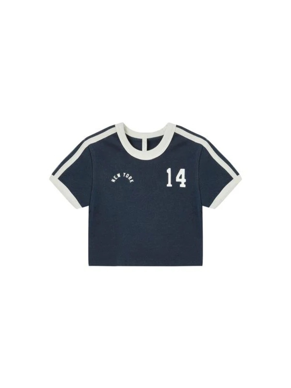 Rylee + Cru Navy "New York 14" Baby Tee